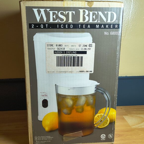π« WESTBEND ICED TEA MAKER π« β¨ BRAND NEW β STILL IN BOX! ONLY $13! β¨ - Picture 2 of 3
